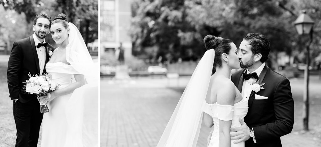Bridal portraits in downtown Philly
