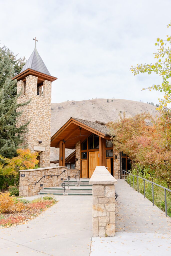 Our Lady of the Mountains Catholic Church in Jackson Hole, Wyoming, Jackson Hole Destination Wedding 