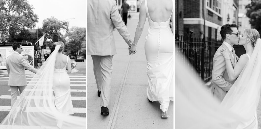 Brooklyn Winery Bride and Groom Portraits, Brooklyn New York Street Portraits