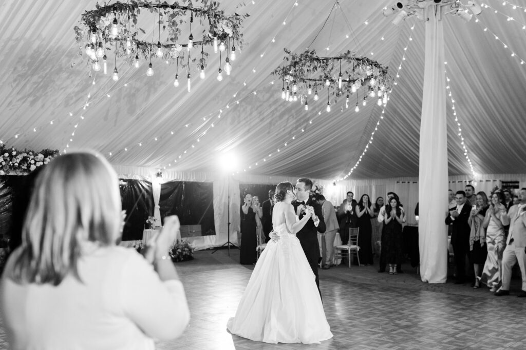 groom and bride first dance 