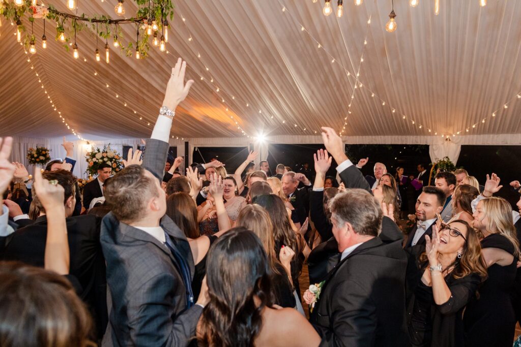 guests dancing on the dancefloor