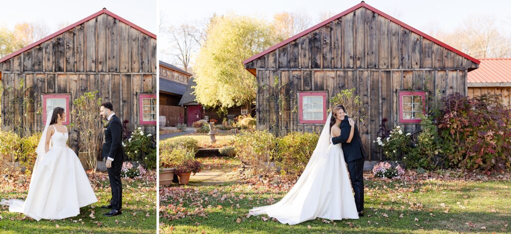 New York Vineyard Wedding Inspiration, private vow exchange