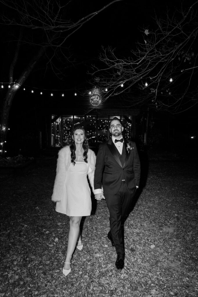 New York Vineyard Wedding Inspiration, bride and groom night portraits, New York Vineyard wedding