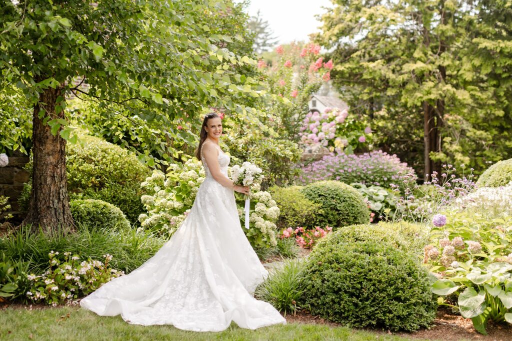 Bridal portraits at New York Botanical Gardens, New York Wedding Weekend