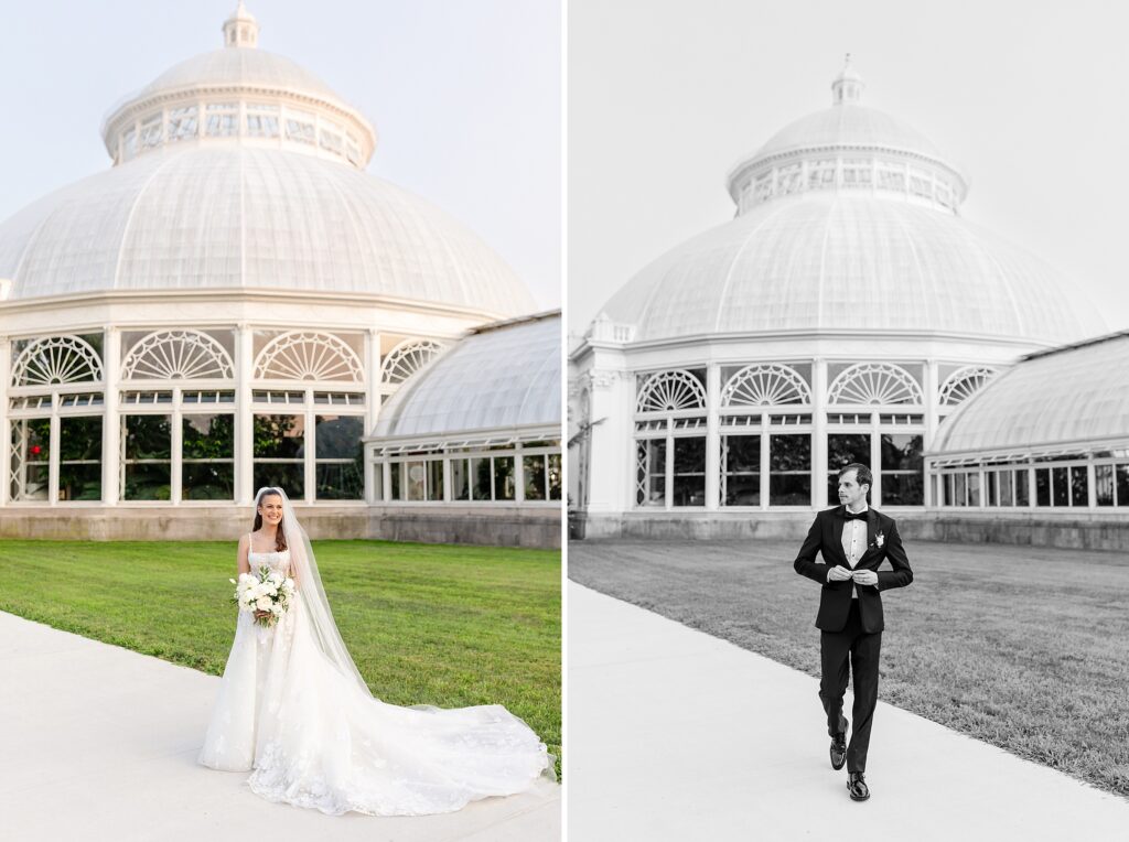 bridal portraits at NYBG