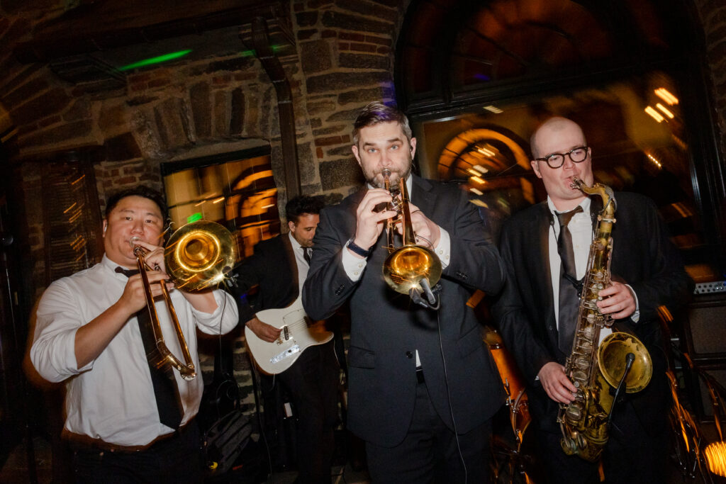 live band at wedding reception in Westchester, NY