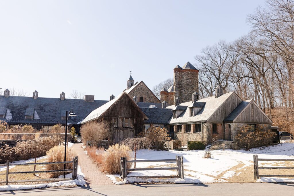 snowy Blue Hill at Stone Barn