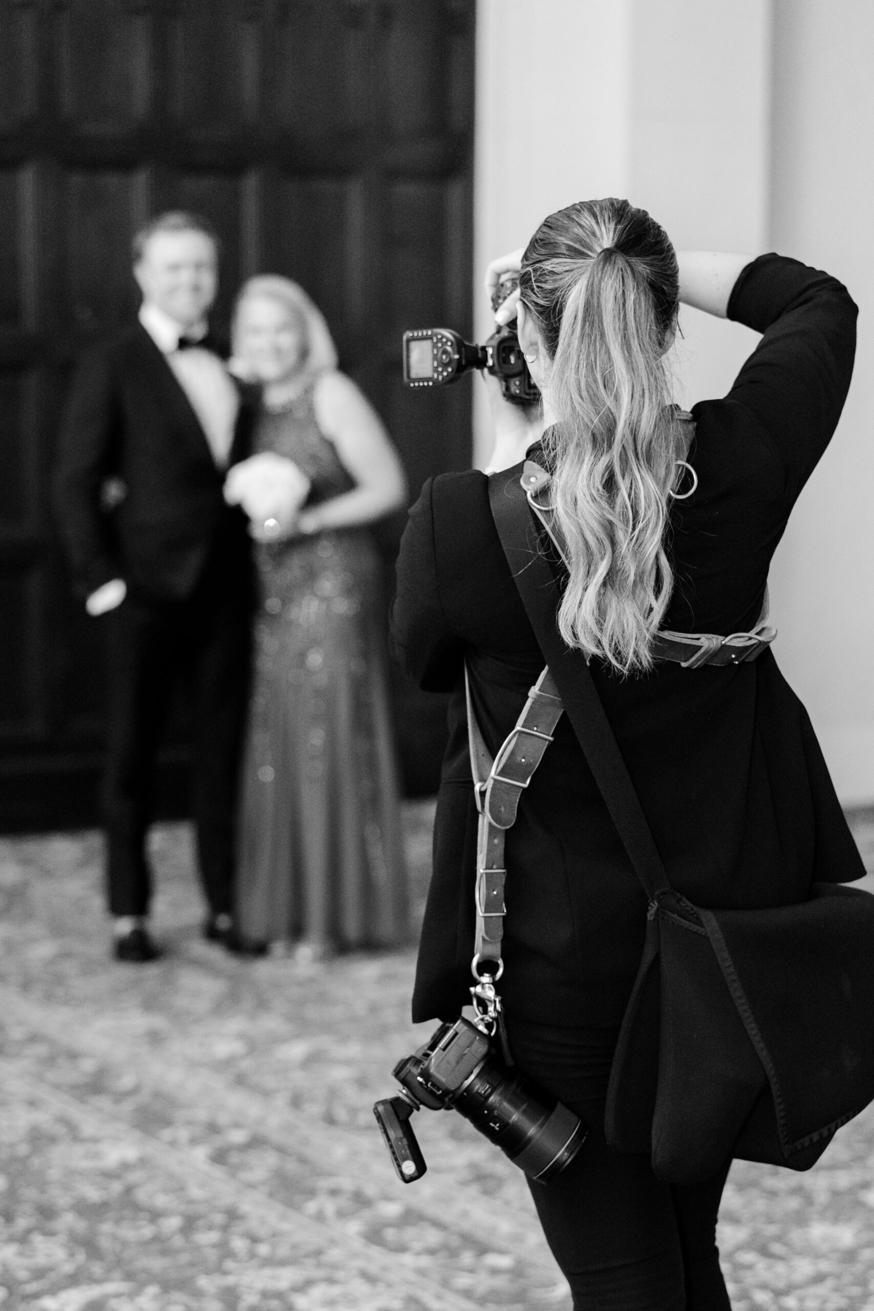 Siobhan Stanton Westchester wedding photographer photographing groom and mother of groom at Westchester Country Club