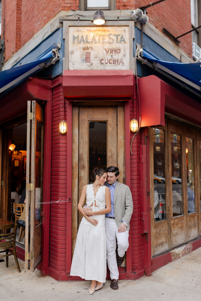 engagement session locations in West Village, NY