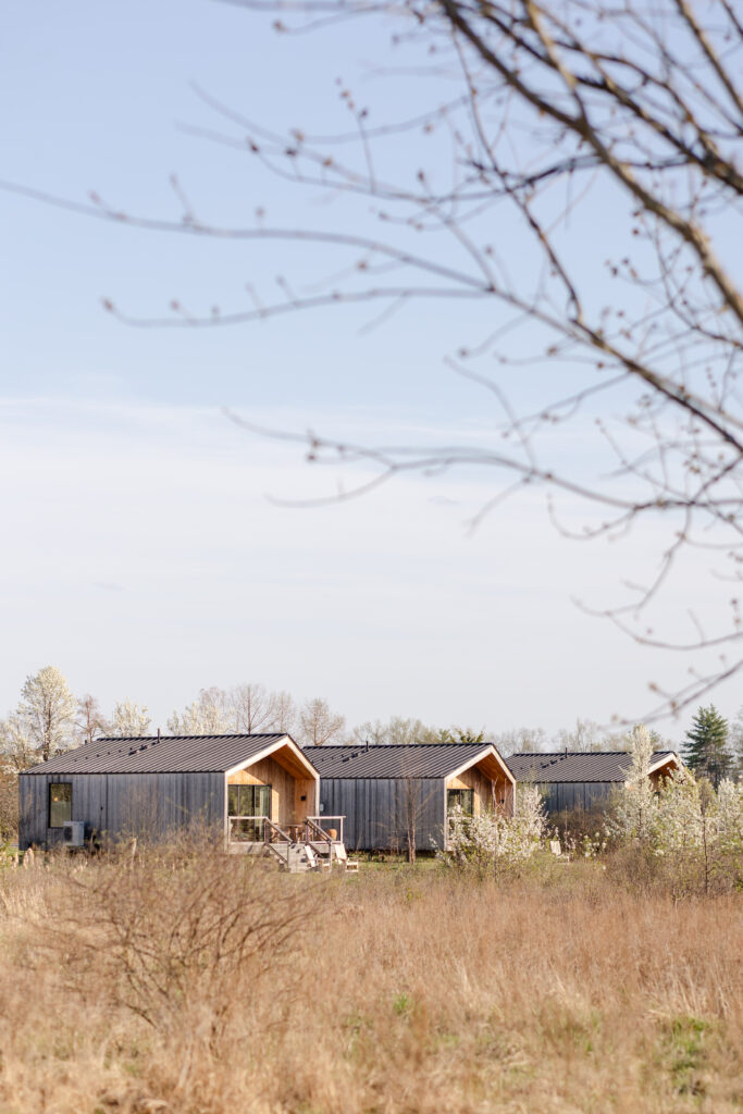 cabin and cottage homes at Wildflower Farms Auberge Resort Collection